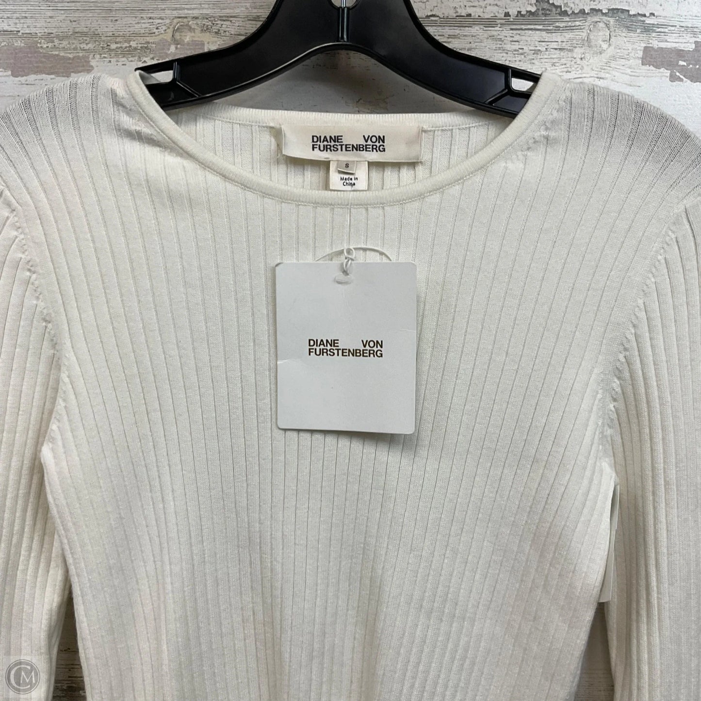 Sweater Designer By Diane Von Furstenberg In Cream, Size: S