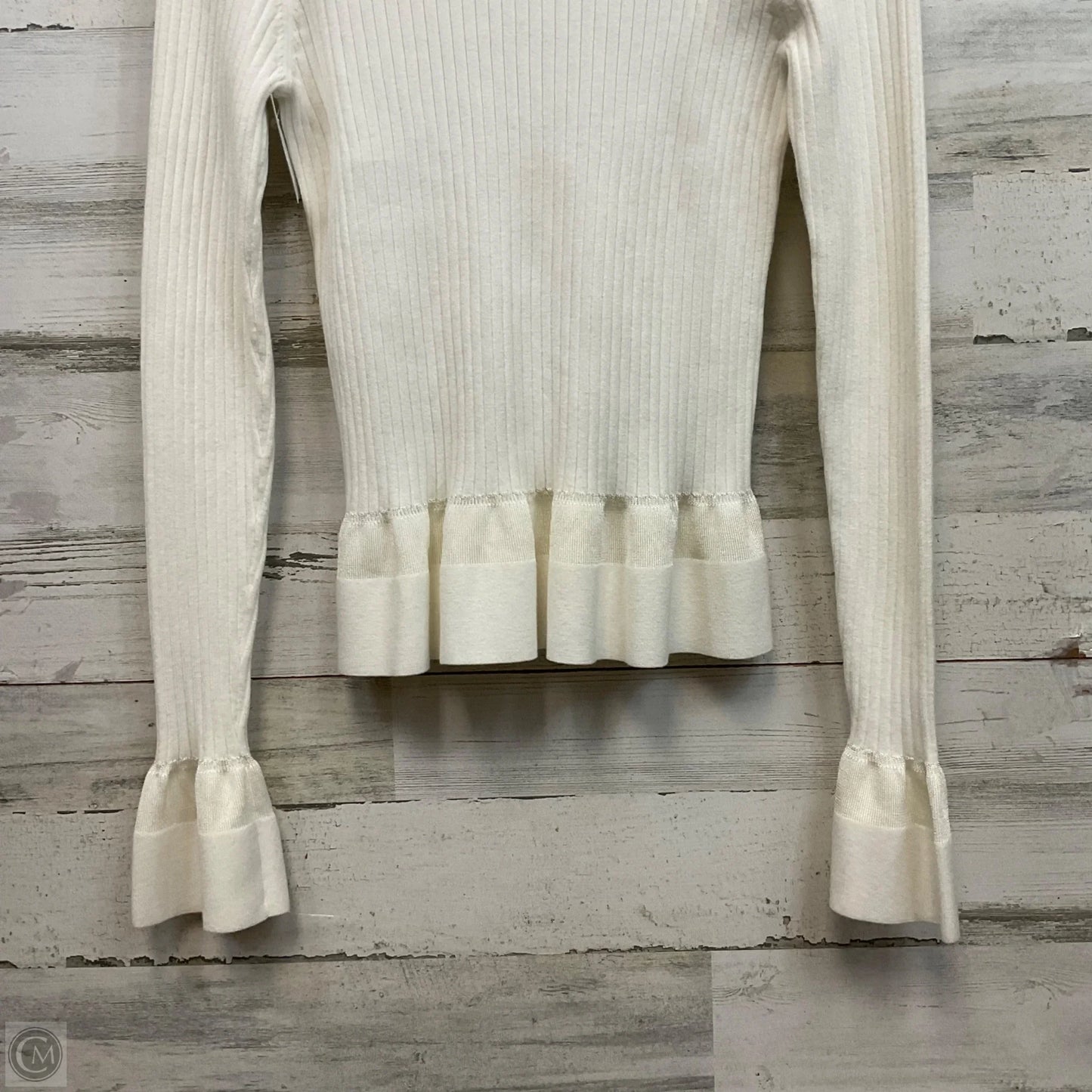 Sweater Designer By Diane Von Furstenberg In Cream, Size: S