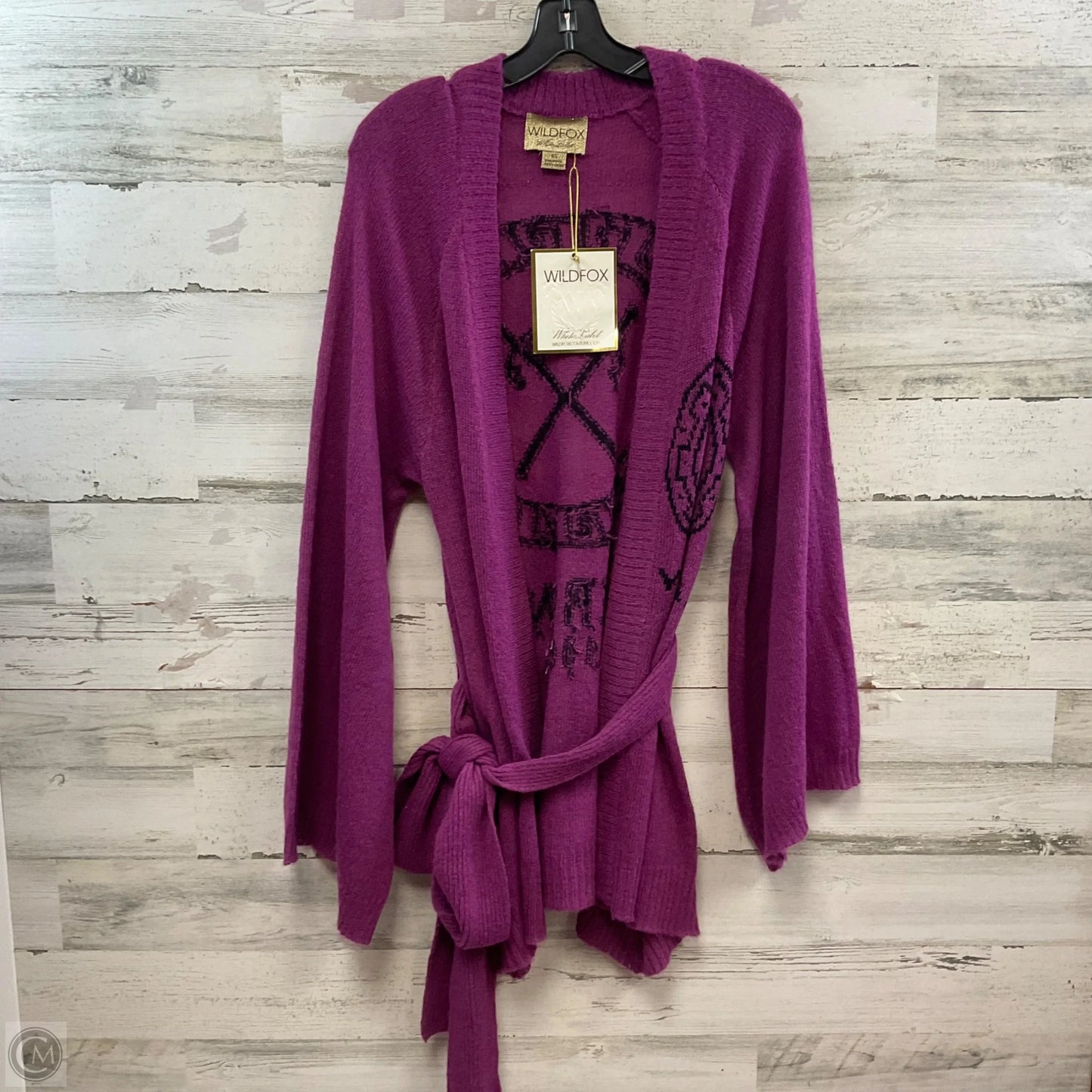 Sweater Cardigan By Wildfox In Purple, Size: Xs