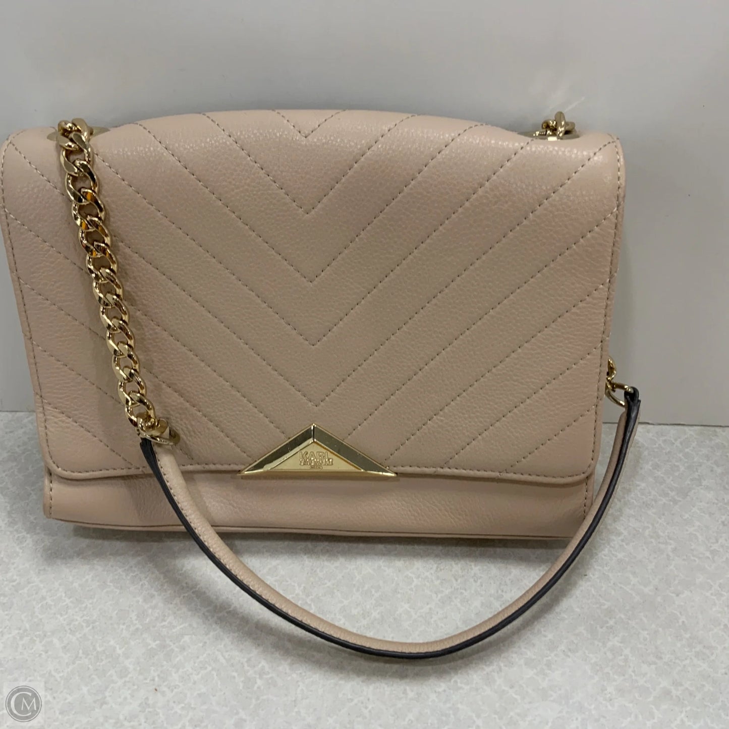 Handbag Designer By Karl Lagerfeld, Size: Medium