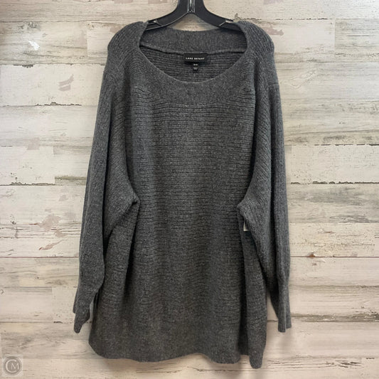 Sweater By Lane Bryant In Grey, Size: 4x