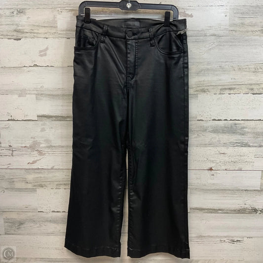 Jeans Wide Leg By Kut In Black Denim, Size: 8p