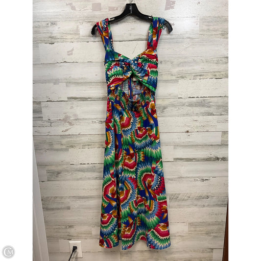 Dress Casual Maxi By Farm Rio In Blue & Green, Size: S