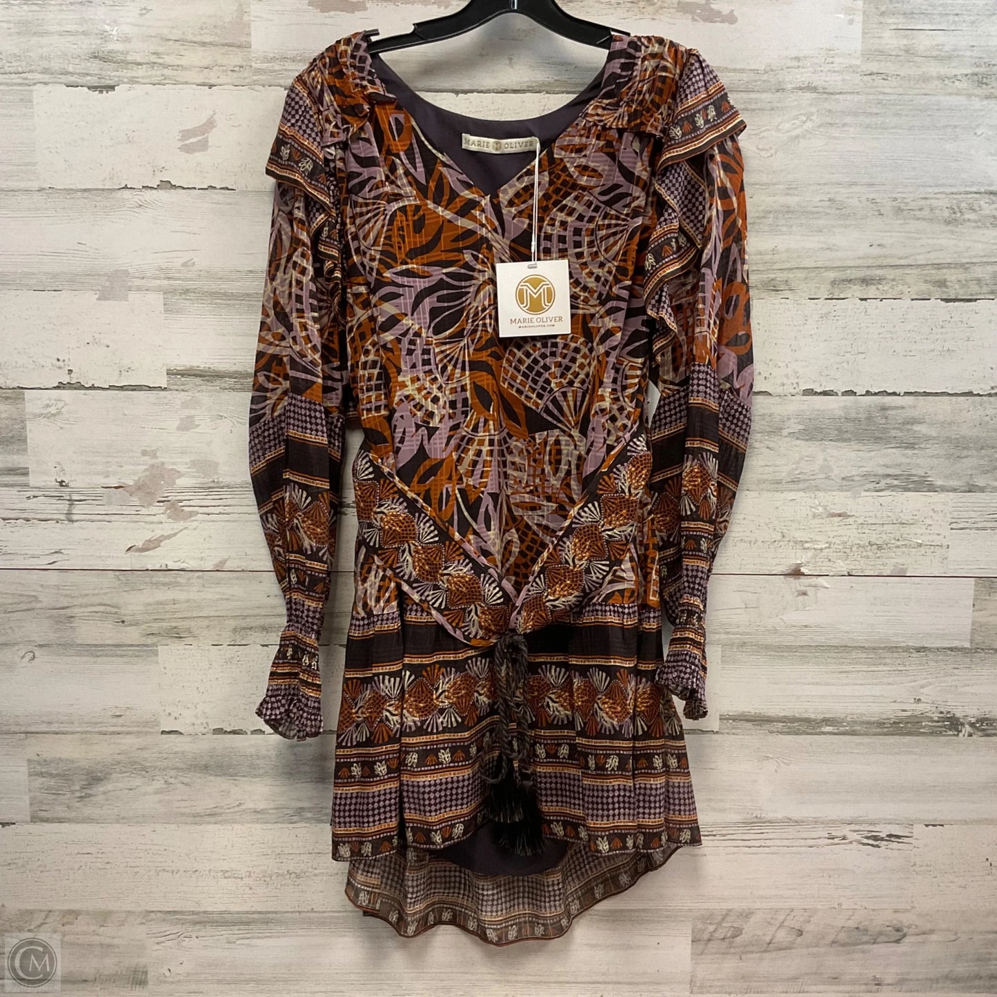 Dress Casual Short By Marie Oliver In Purple, Size: M