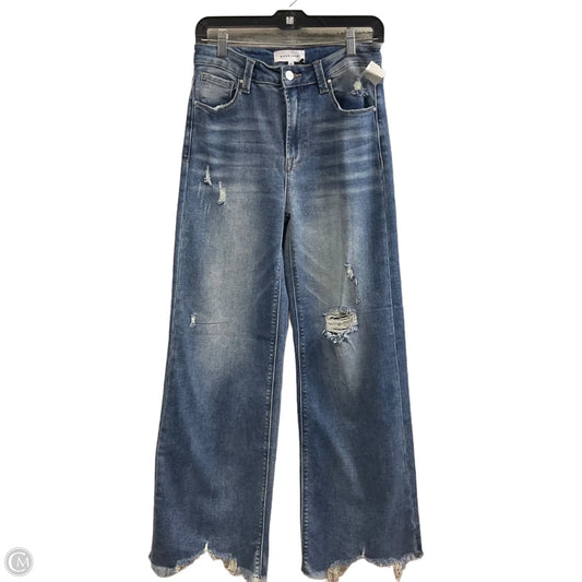 Jeans Wide Leg By Risen In Blue Denim, Size: 8