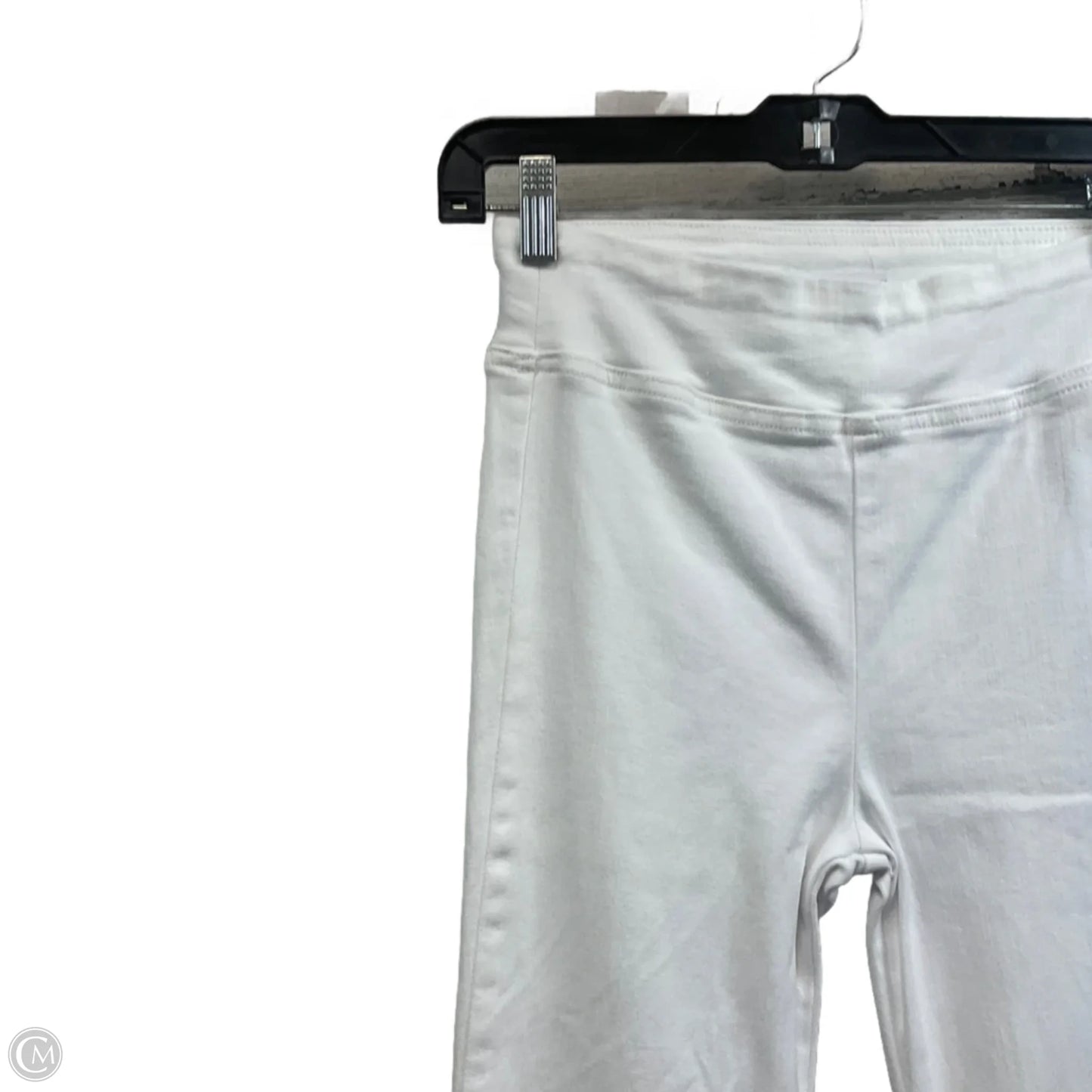 Pants Wide Leg By Frame In White Denim, Size: Xs