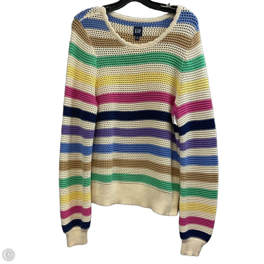 Sweater By Gap In Cream, Size: M