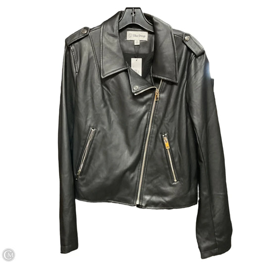 Jacket Moto By The Drop In Black, Size: Xl