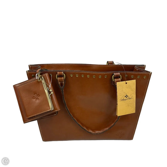 Handbag Leather By Patricia Nash, Size: Large