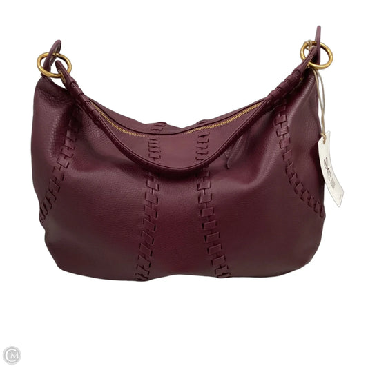 Handbag Leather By Hobo Intl, Size: Large