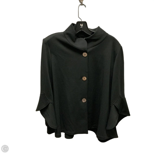 Blouse 3/4 Sleeve By Ming Wang In Black, Size: S