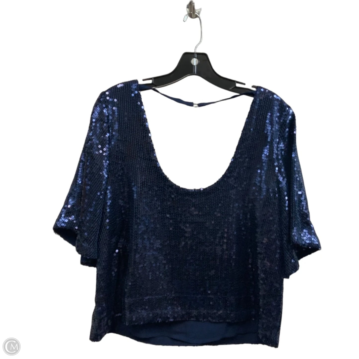 Top Short Sleeve By Free People In Blue, Size: M
