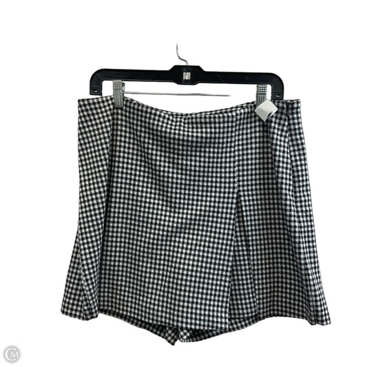 Skort By Cabi In Black & White, Size: 12