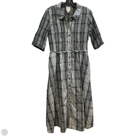 Dress Casual Maxi By Maeve In Black & White, Size: S