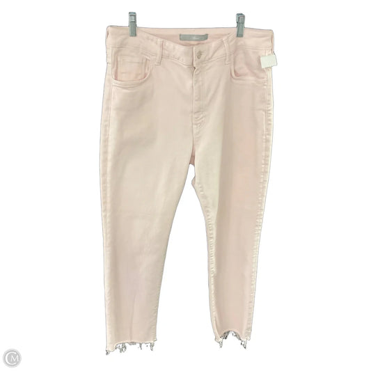Jeans Straight By Mavi In Pink Denim, Size: 12
