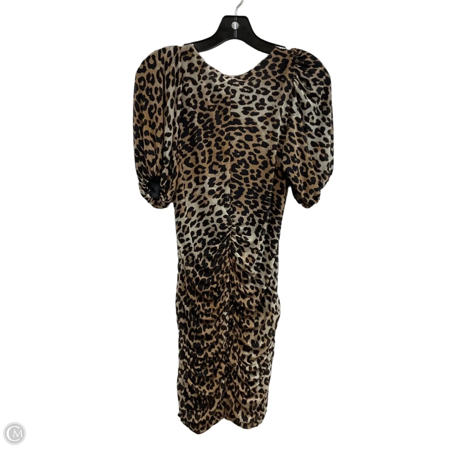 Dress Casual Short By Ganni In Brown, Size: S