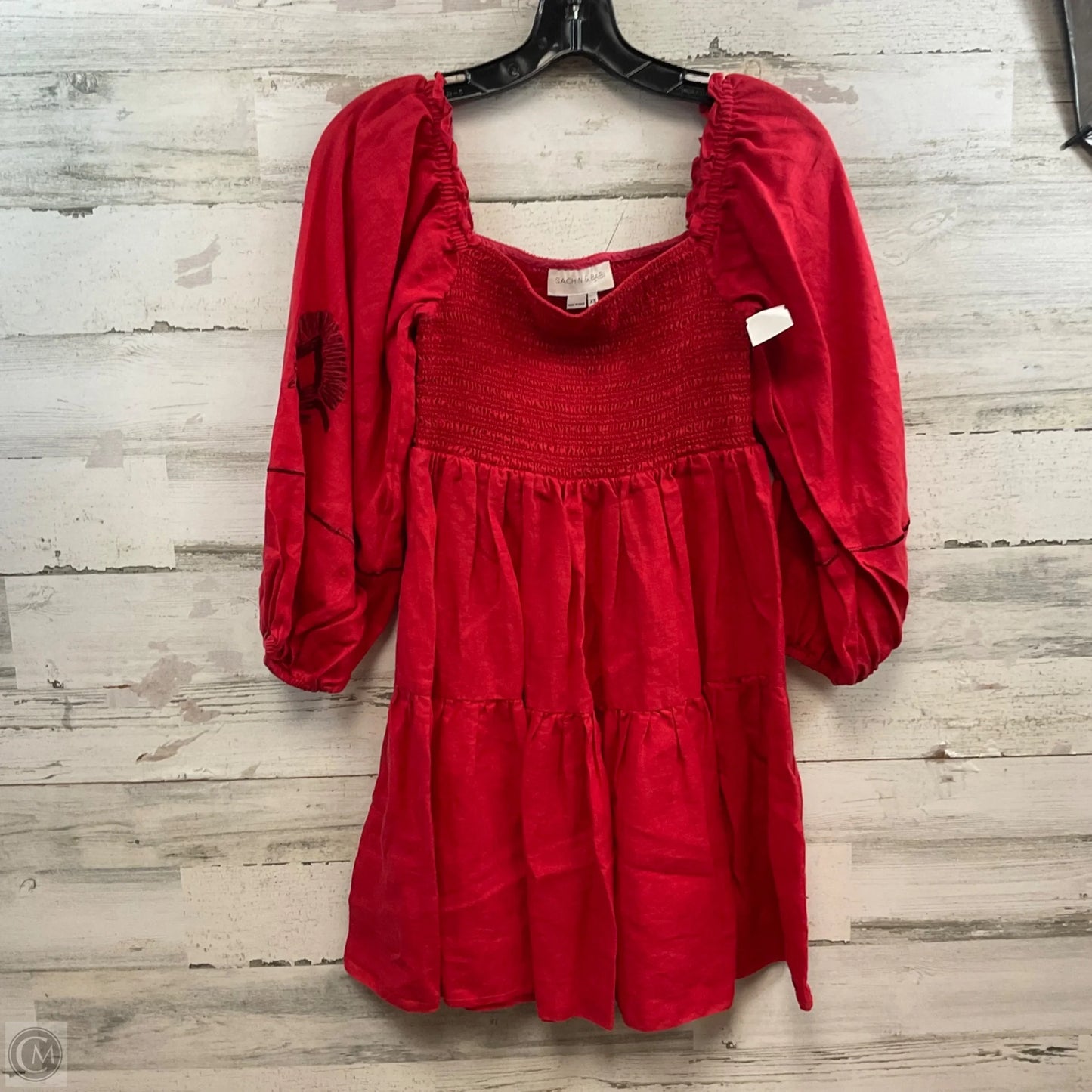 Dress Casual Short By Sachin & Babi In Red, Size: Xs