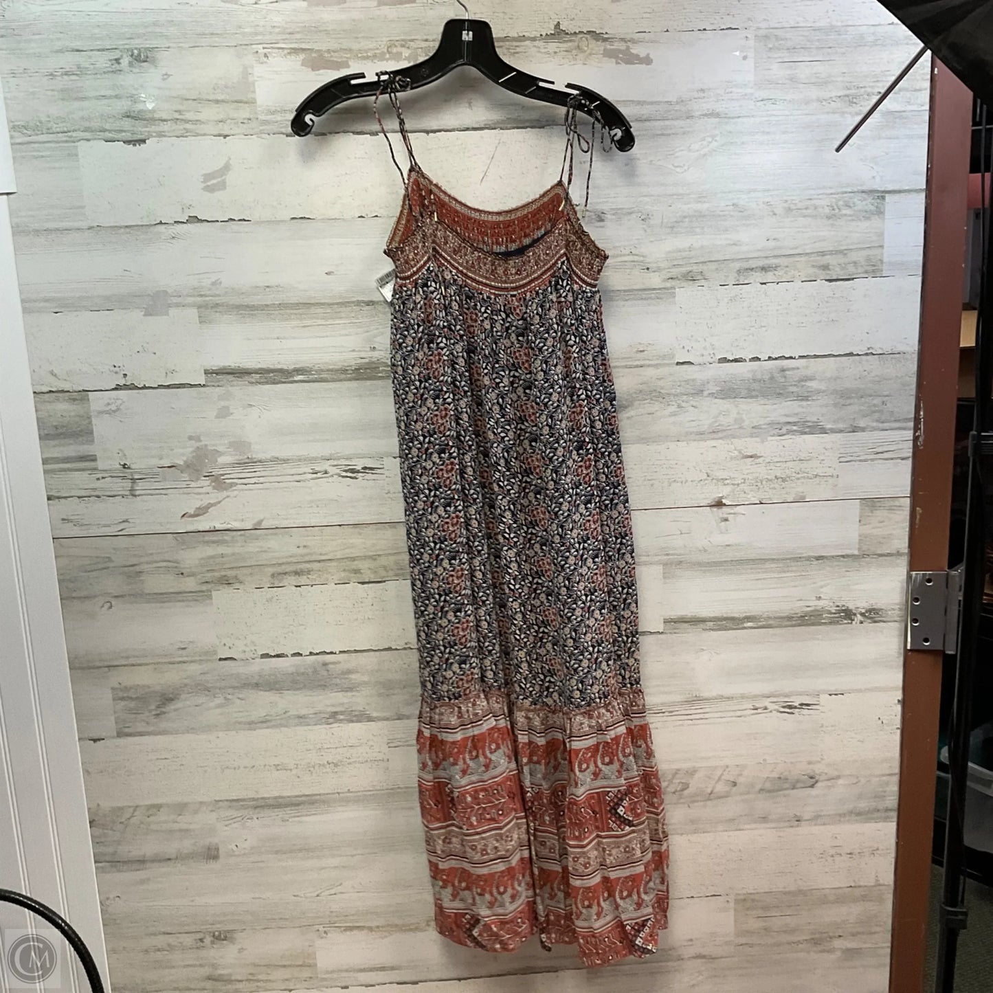 Dress Casual Maxi By Ulla Johnson In Blue & Red, Size: Xs