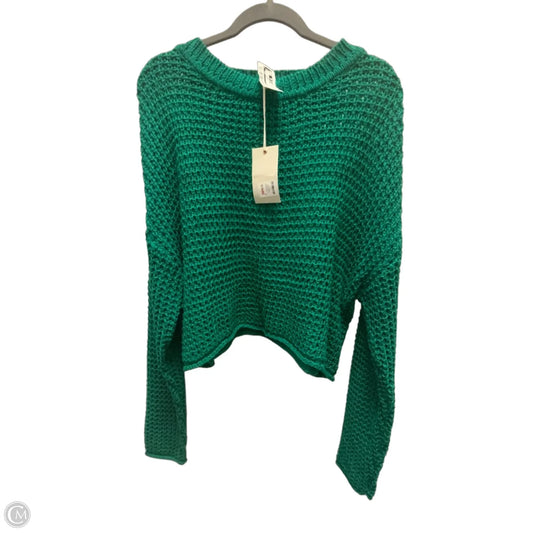 Sweater By Ee Some In Green, Size: L
