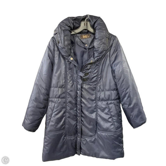 Coat Puffer & Quilted By Veeko In Navy, Size: S