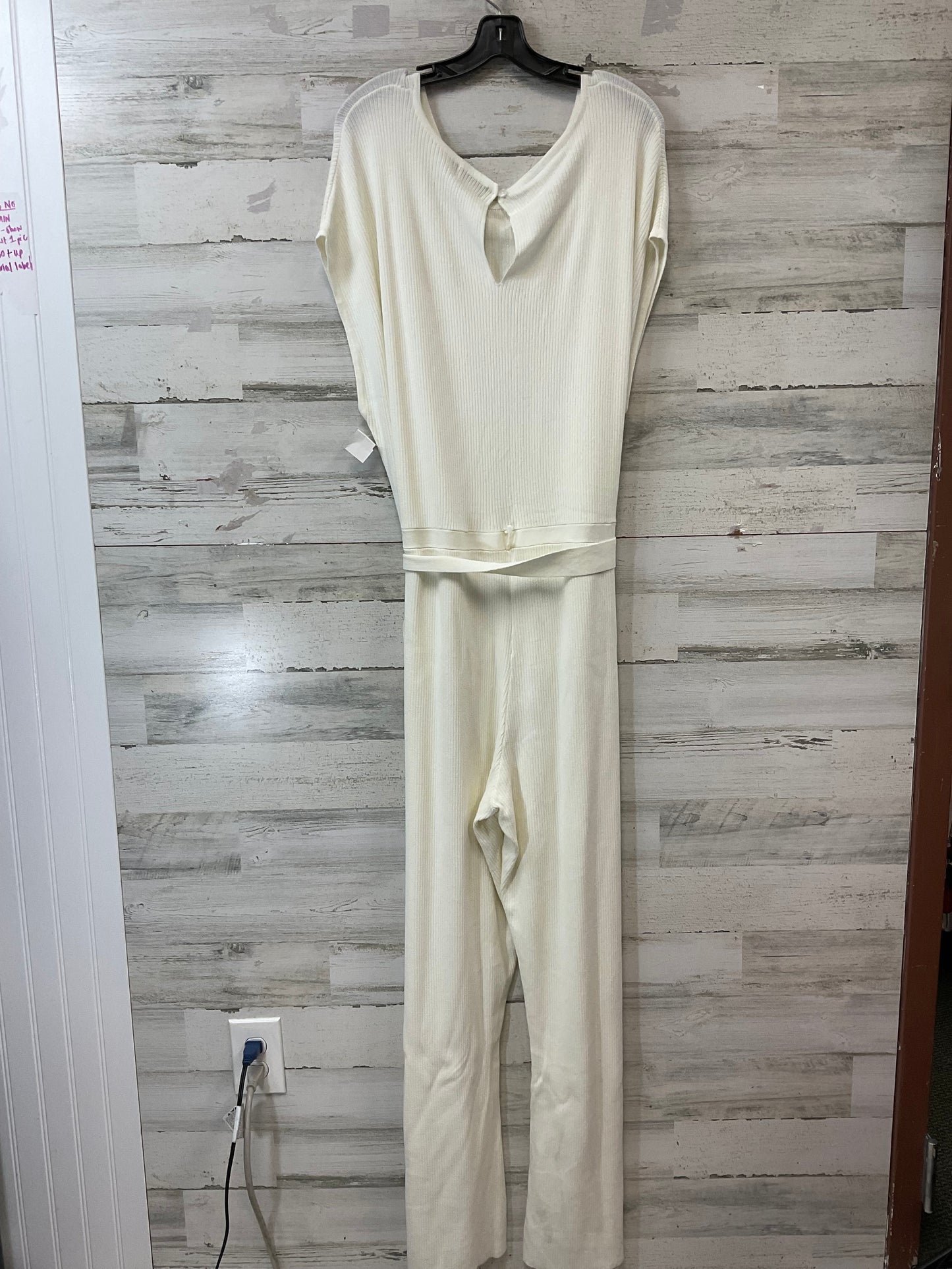 Jumpsuit By PRETTY LAVISH In Cream, Size: Xxl