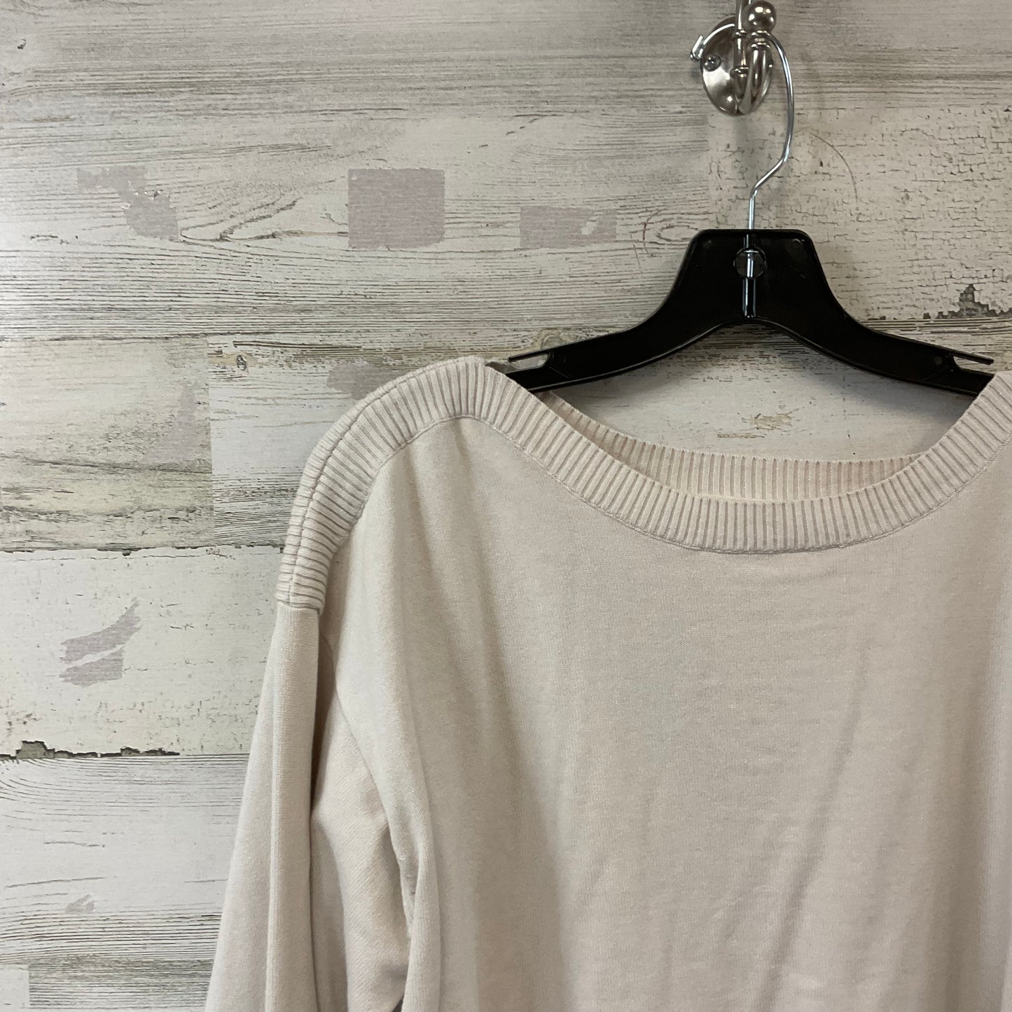 Top Long Sleeve By Barefoot Dreams In Cream, Size: L