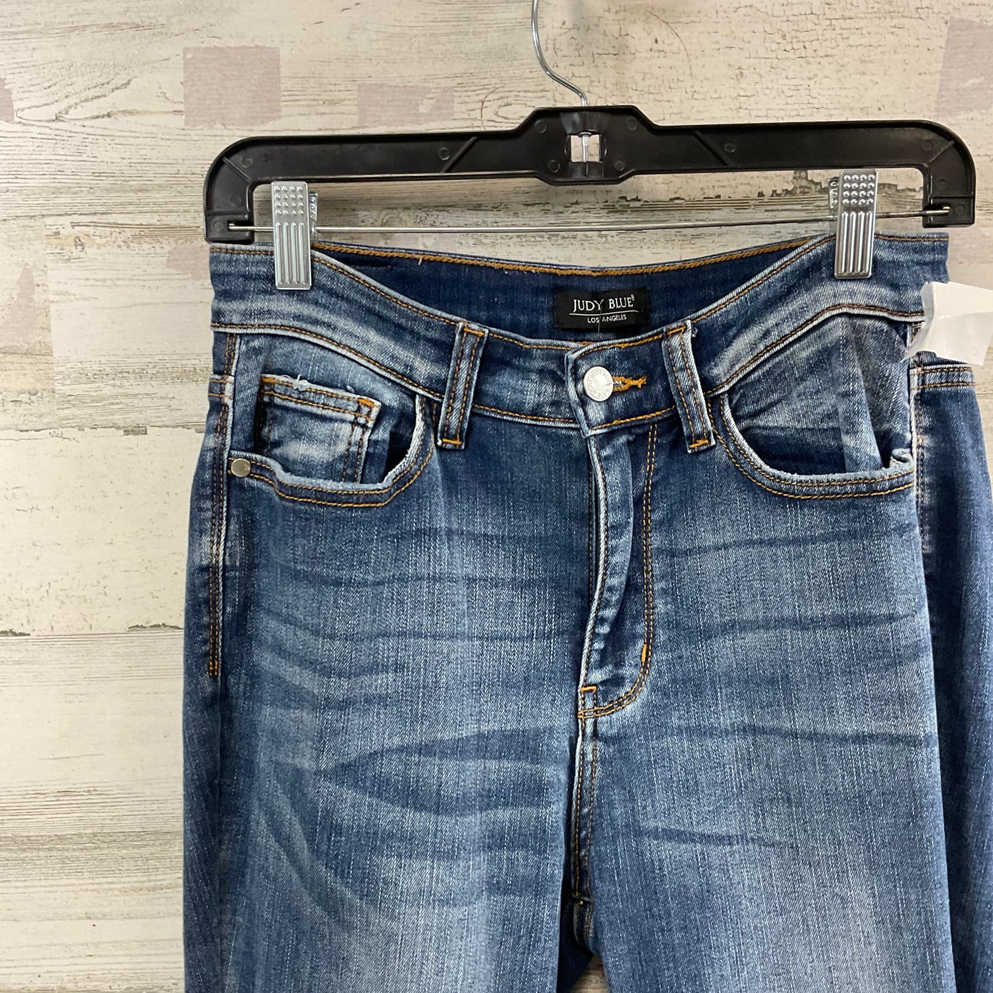 Jeans Skinny By Judy Blue In Blue Denim, Size: 4