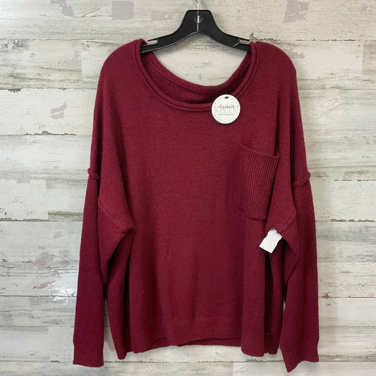 Sweater By Clothes Mentor In Red, Size: 2x