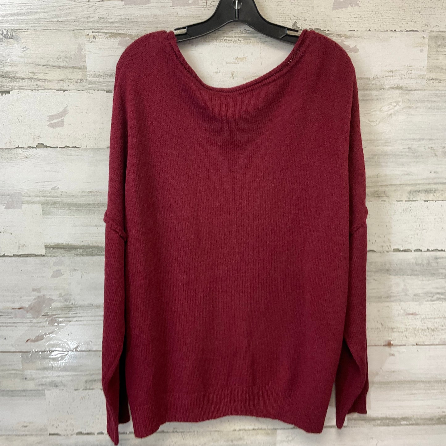 Sweater By Clothes Mentor In Red, Size: 2x