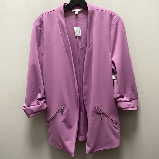 Blazer By Maurices In Purple, Size: Xl