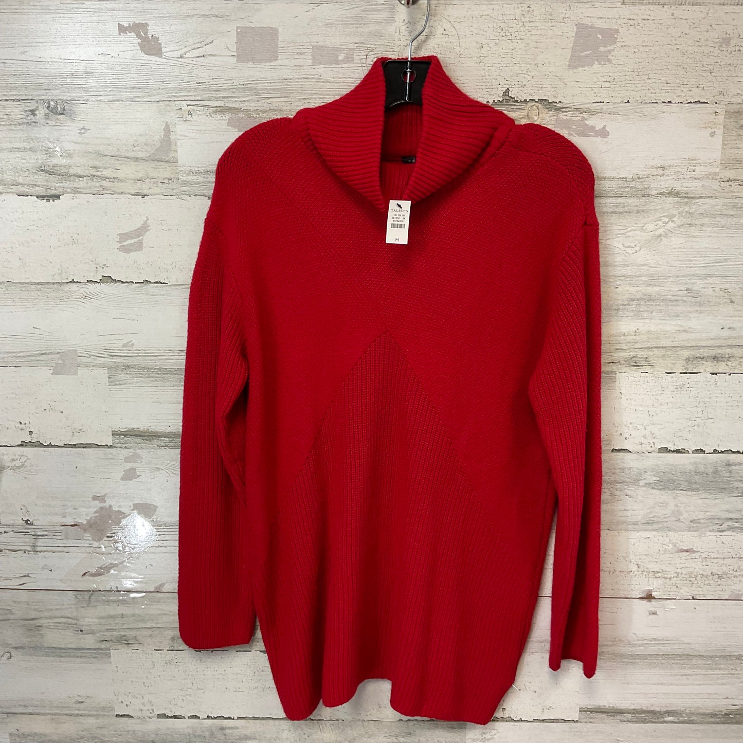 Sweater By Talbots In Red, Size: M