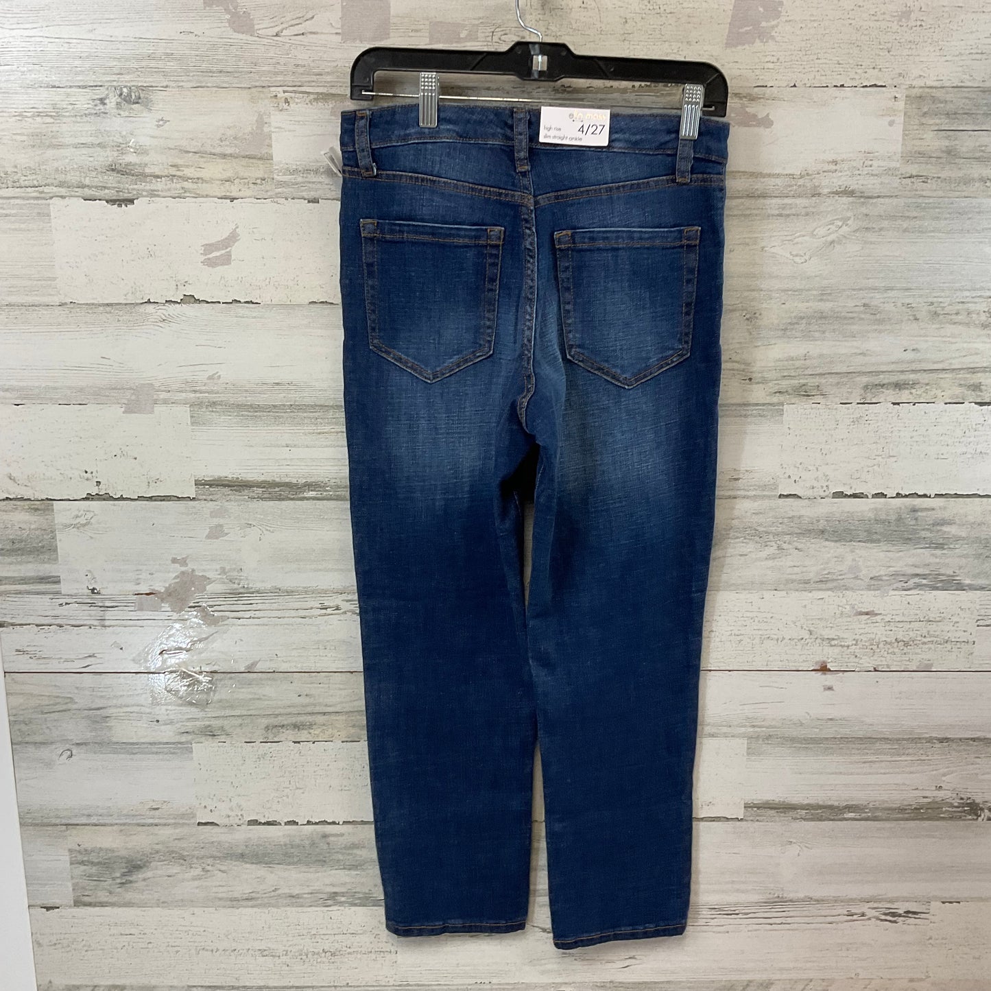 Jeans Straight By Ella Moss In Blue Denim, Size: 4