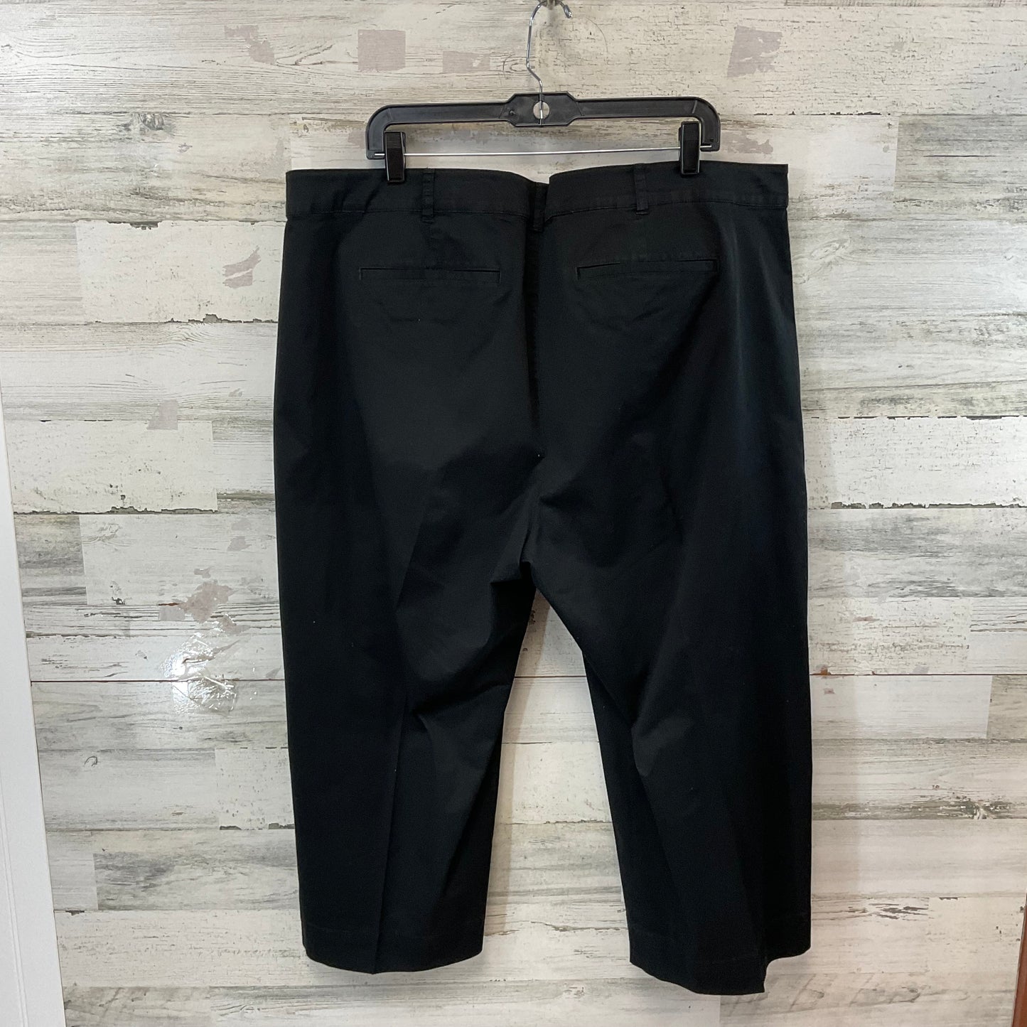 Pants Cropped By Ralph Lauren Black Label In Black, Size: 20