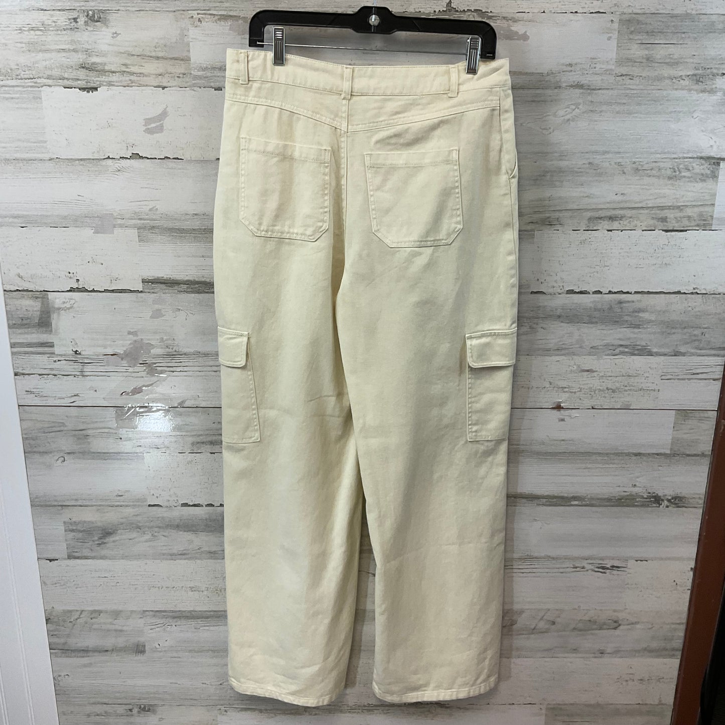 Pants Cargo & Utility By Double Zero In Cream, Size: L