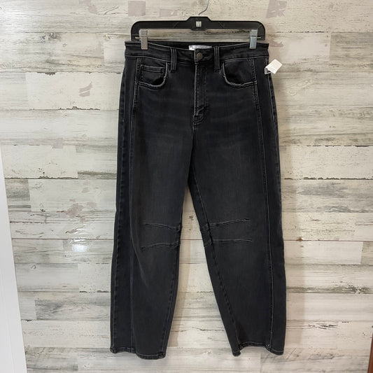 Jeans Straight By Flying Monkey In Black Denim, Size: 6