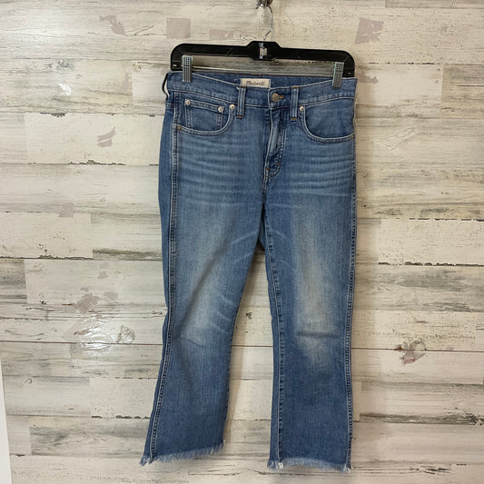 Jeans Boot Cut By Madewell In Blue Denim, Size: 4p