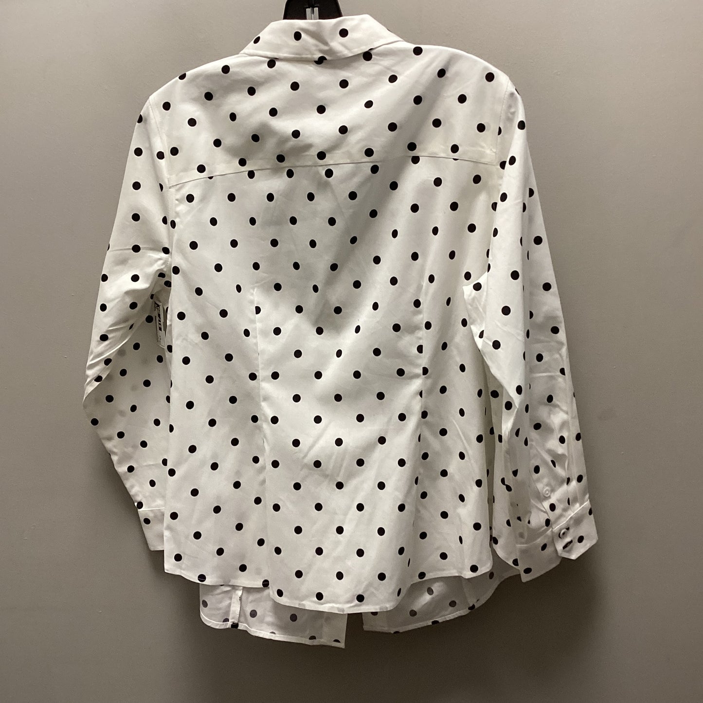 Blouse Long Sleeve By Talbots In White, Size: Xlp