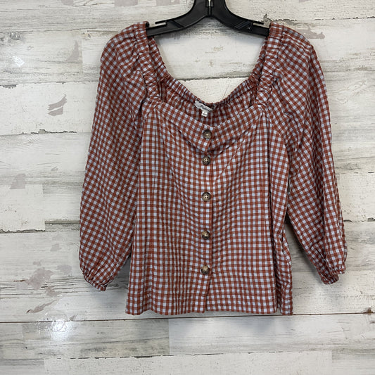 Blouse 3/4 Sleeve By Madewell  Size: S