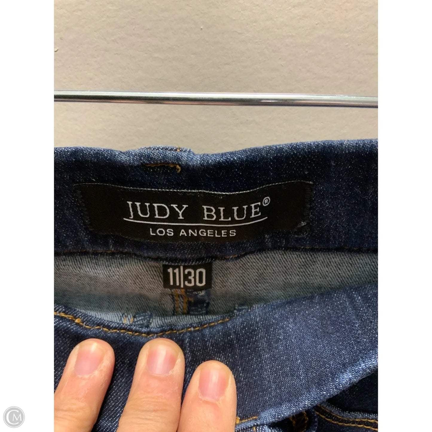 Jeans Skinny By Judy Blue In Blue Denim, Size: 10