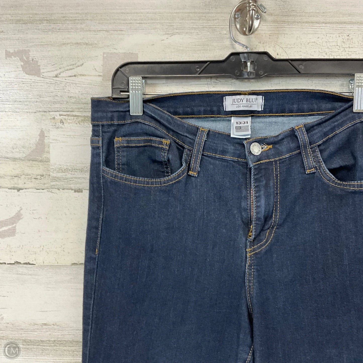 Jeans Skinny By Judy Blue In Blue Denim, Size: 12