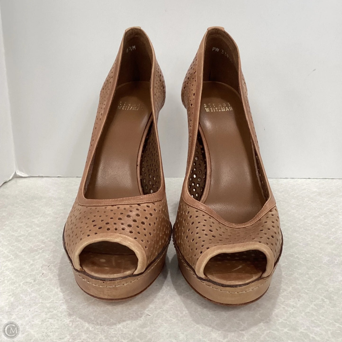 Sandals Designer By Stuart Weitzman In Brown, Size: 8.5