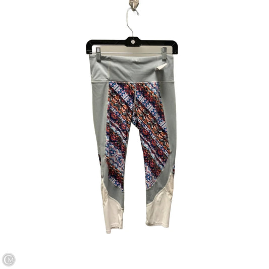 Athletic Leggings By Athleta In Grey & Purple, Size: S