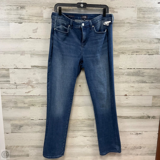 Jeans Straight By Not Your Daughters Jeans In Blue Denim, Size: 10