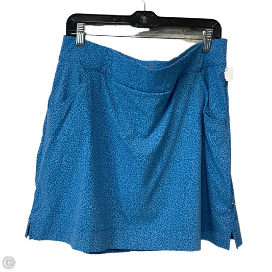 Athletic Skort By Columbia In Blue, Size: 1x