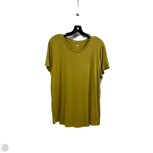 Top Short Sleeve Basic By Gap In Green, Size: L