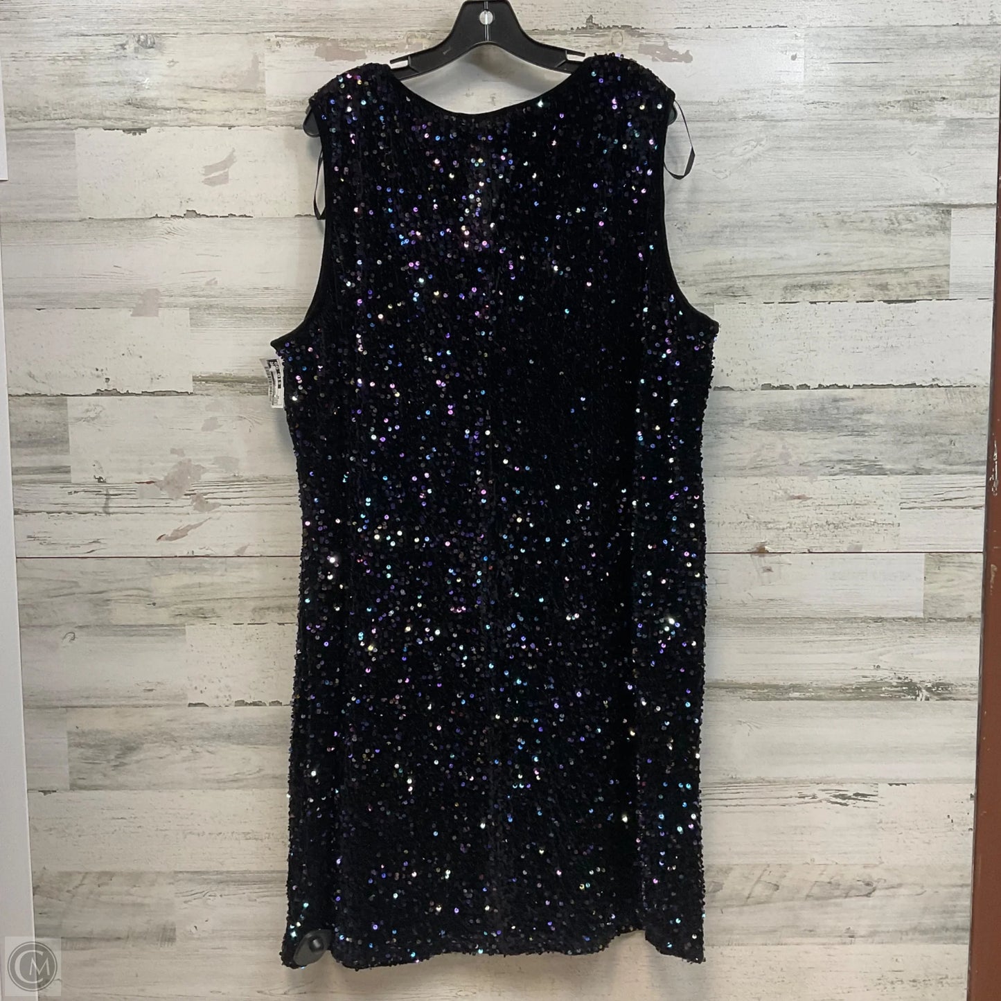 Dress Party Short By Nina Leonard In Black, Size: 3x