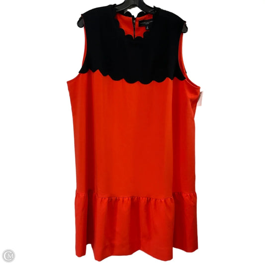 Dress Casual Short By VICTORIA BECKHAM In Orange, Size: 2x