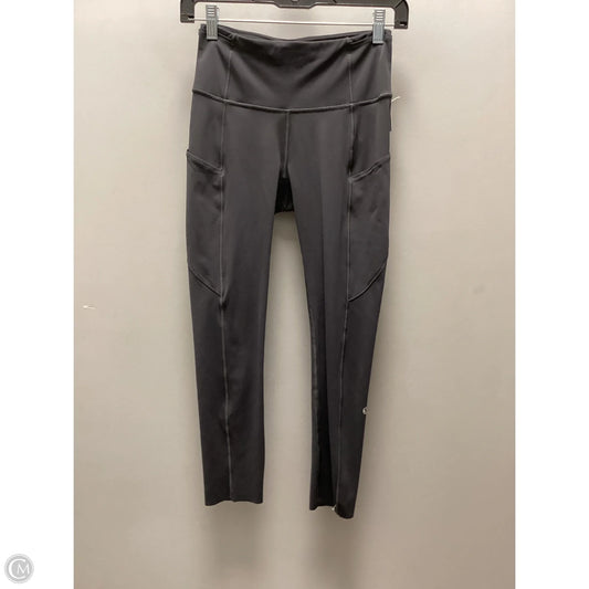 Athletic Leggings By Lululemon In Grey, Size: S