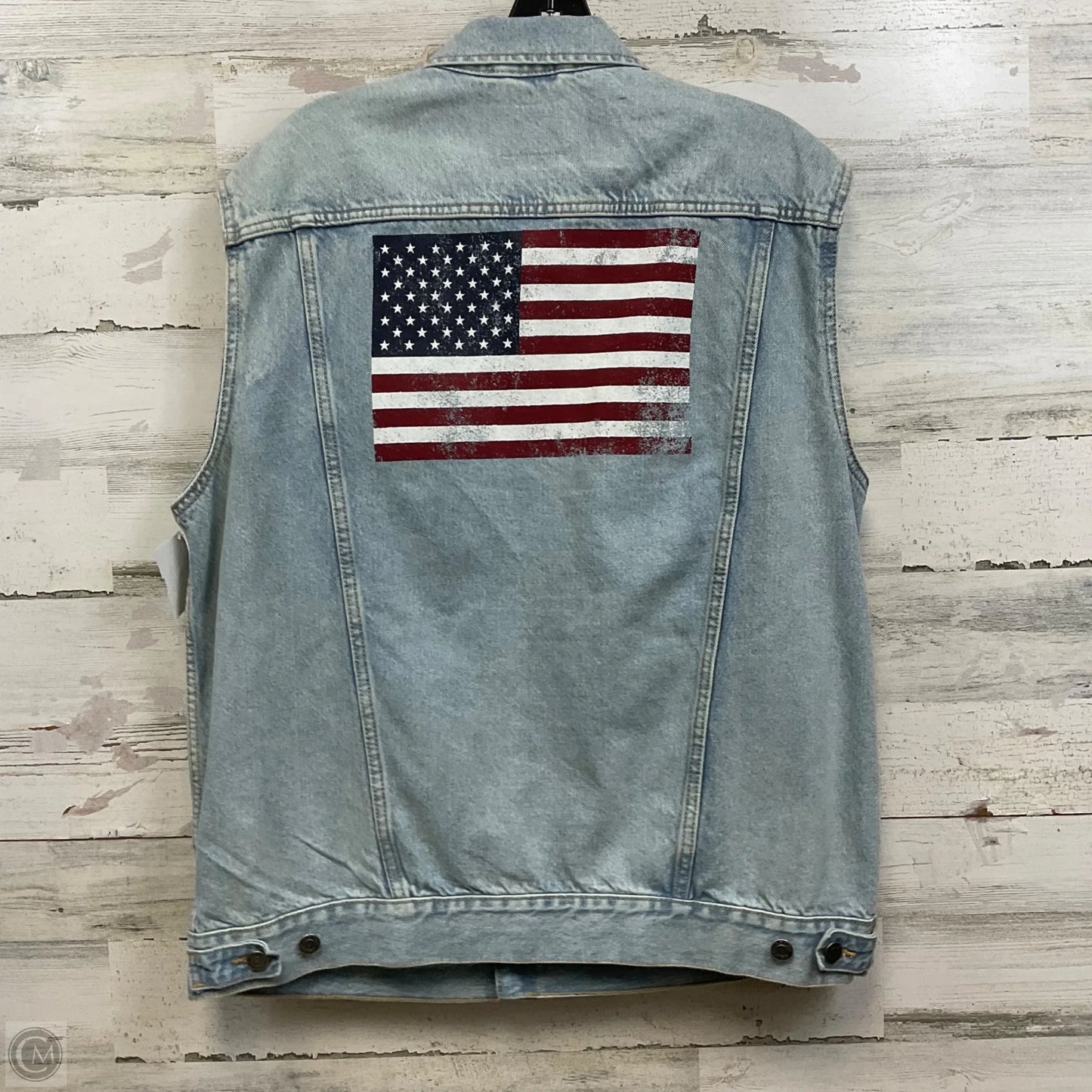 Vest Other By Old Navy In Blue Denim, Size: L