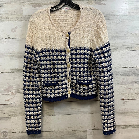 Sweater Cardigan By J. Crew In Cream, Size: S
